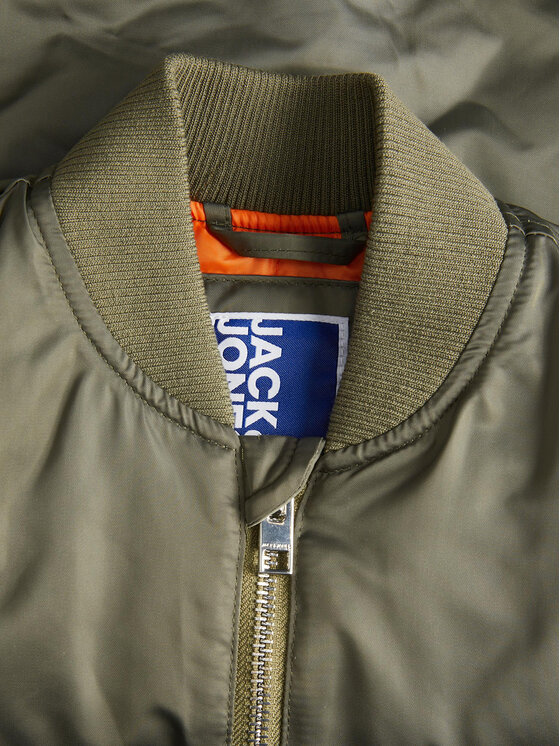Jack&Jones Junior Jack&Jones Junior Μπόμπερ μπουφάν 12223380 Πράσινο Regular Fit