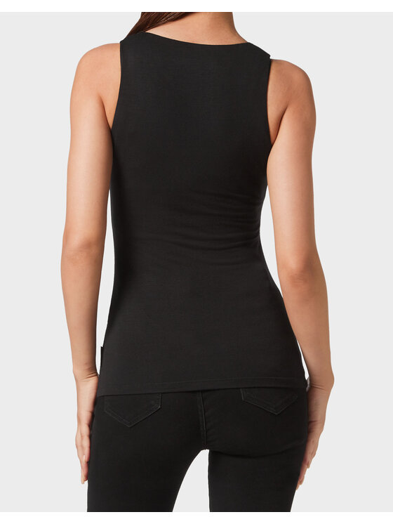 PHILIPP PLEIN PHILIPP PLEIN Tank top 2957 Čierna Skin Tight Fit