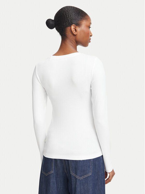 Guess Jeans Guess Jeans Blusa W6BP05 K5470 Bianco Slim Fit