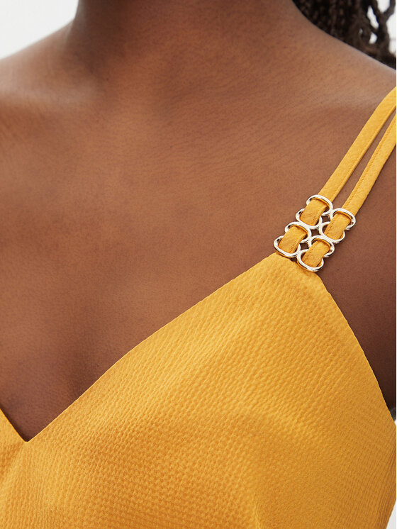 Morgan Morgan Top 242-OLAFI Giallo Slim Fit