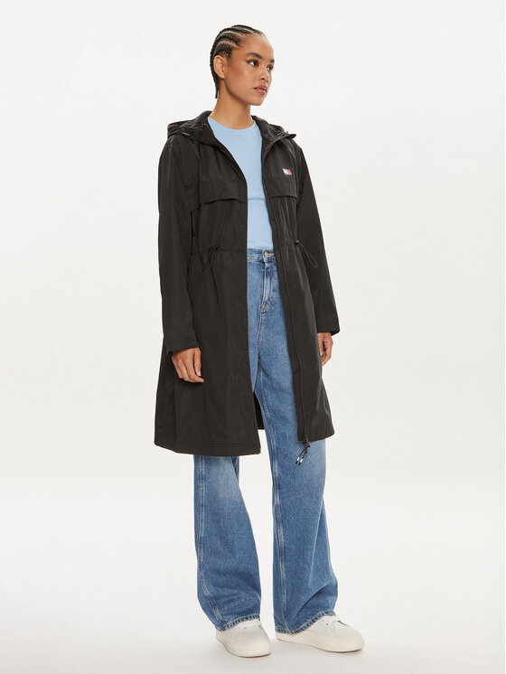 Tommy Jeans Tommy Jeans Parka Chicago DW0DW18305 Schwarz Regular Fit
