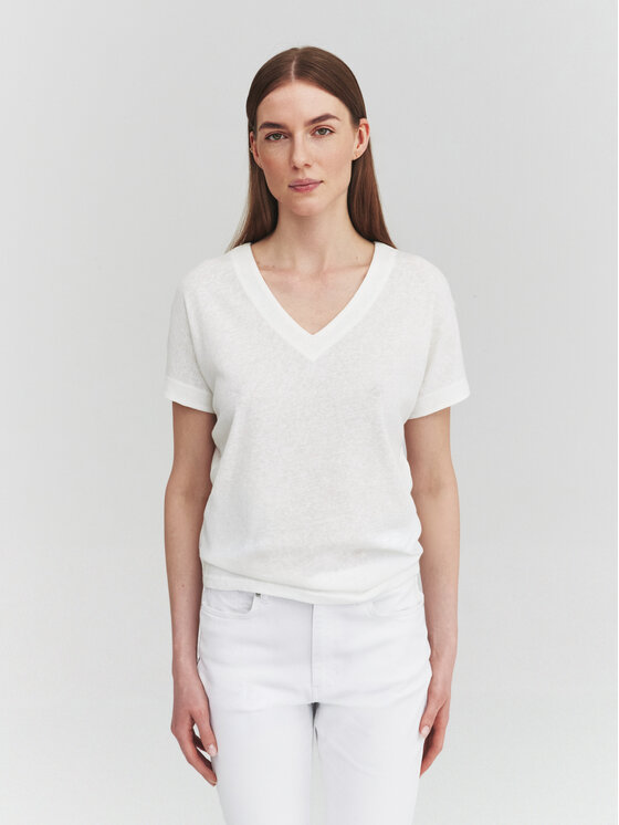 TATUUM TATUUM Bluzka STENA Kremowy Loose Fit