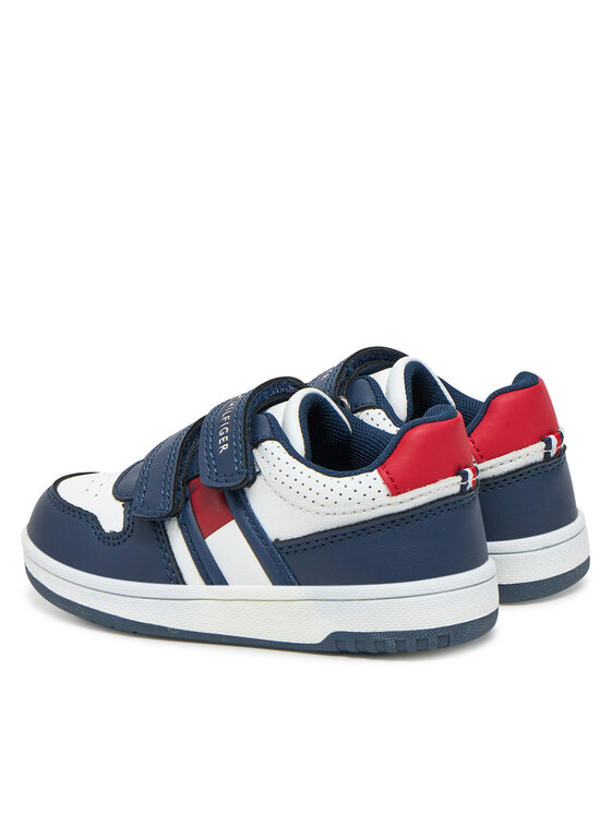 Tommy Hilfiger Tommy Hilfiger Снікерcи Flag Low Cut Velcro Sneaker T1X9-33841-1355 M Cиній
