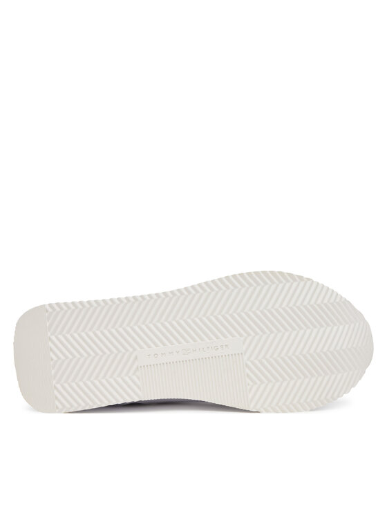 Tommy Hilfiger Tommy Hilfiger Sneakersy Runner FW0FW08696 Biela