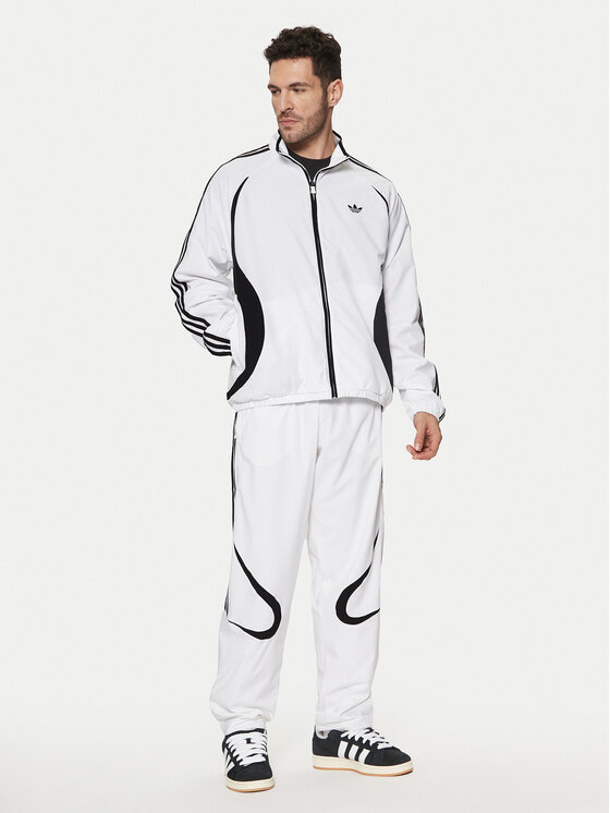 adidas adidas Παντελόνι φόρμας adicolor Teamgeist JP1119 Λευκό Regular Fit