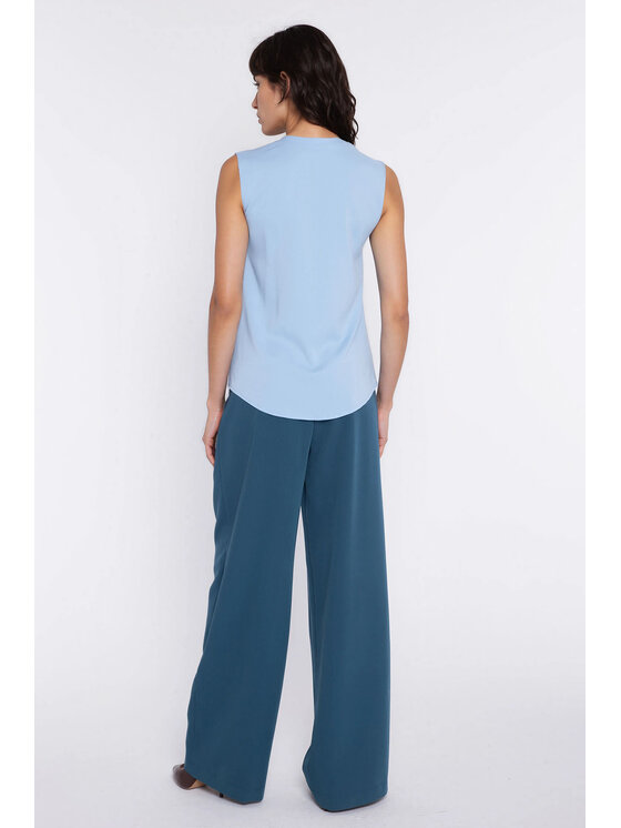 NIFE NIFE Halenka B221 Světle modrá Regular Fit