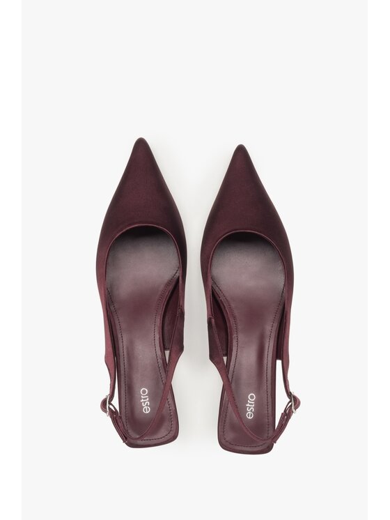 Estro Estro Γοβάκια ER00117209 Μπορντό