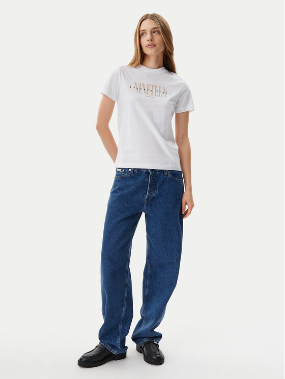 Calvin Klein Jeans Calvin Klein Jeans T-shirt 19 Graphic J20J225259 Bijela Regular Fit