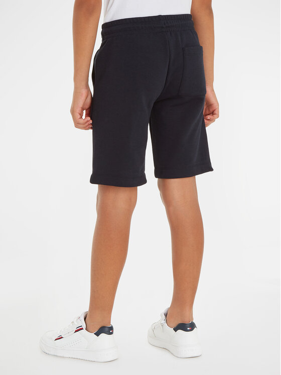 Tommy Hilfiger Tommy Hilfiger Pantaloncini sportivi Th Logo KB0KB08841 M Blu scuro Regular Fit