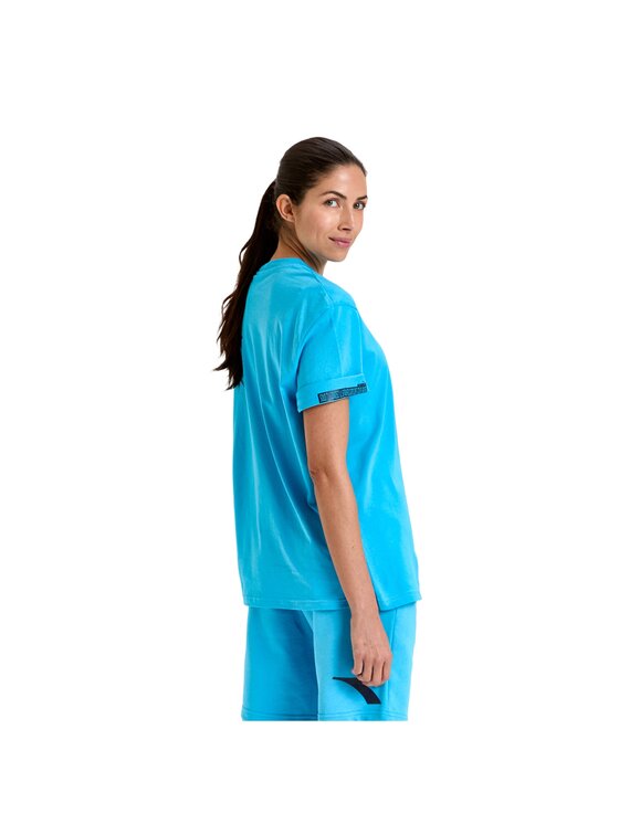 Diadora Diadora T-Shirt T-SHIRT SS MANIFESTO Niebieski Basic Fit