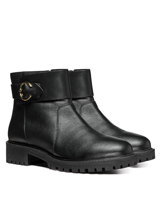 Geox Geox Botine D Hoara D46FTB 04643 C9999 Negru