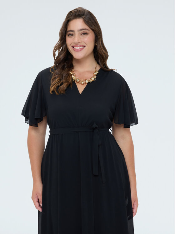 Fiorella Rubino Fiorella Rubino Sukienka wieczorowa 7009T001849N033 Czarny A-Line Fit