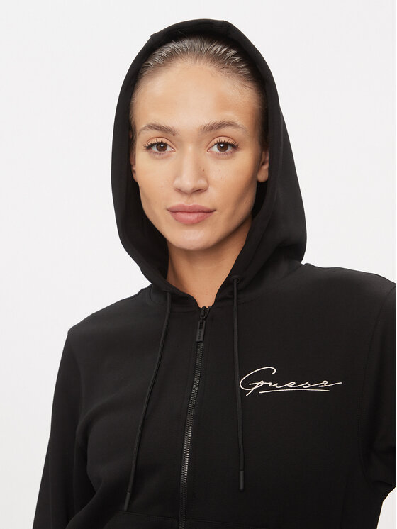 Guess Guess Mikina Allycia V4RQ02 KC3D2 Černá Regular Fit