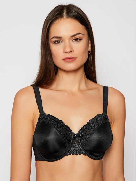 Triumph Nedrček s kostjo Ladyform Soft 10166306 Črna