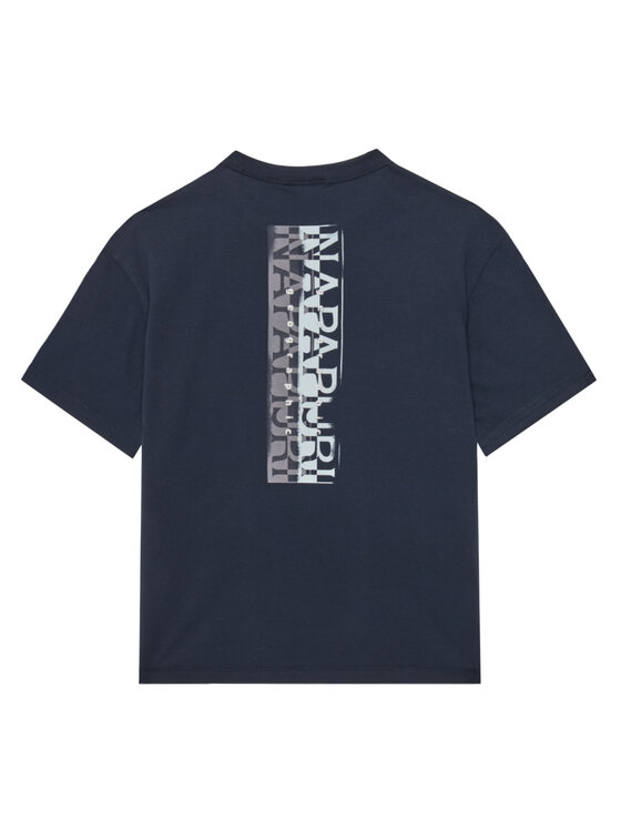 Napapijri Napapijri T-shirt S-Ahr NP0A88ZO D Tamnoplava Regular Fit