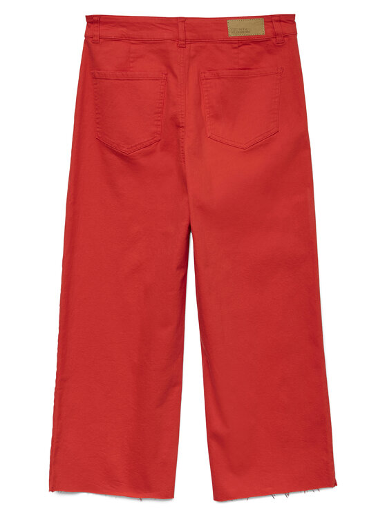 Vero Moda Vero Moda Ohlapne hlače Wild Kayla 10307837 Rdeča Wide Leg