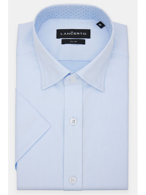 Lancerto Lancerto Koszula Flavia KO073123000043 Błękitny Slim Fit