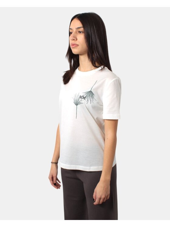 Max Mara Leisure Max Mara Leisure T-Shirt 9936319119626 Λευκό Regular Fit