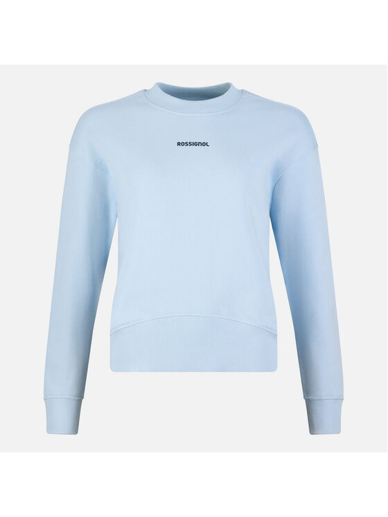 Rossignol Rossignol Bluza W Logo Cn Niebieski jasny Regular Fit