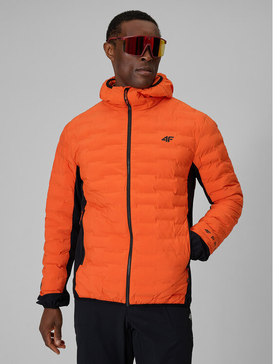 4F 4F Kurtka outdoor TREKKING Pomarańczowy Regular Fit