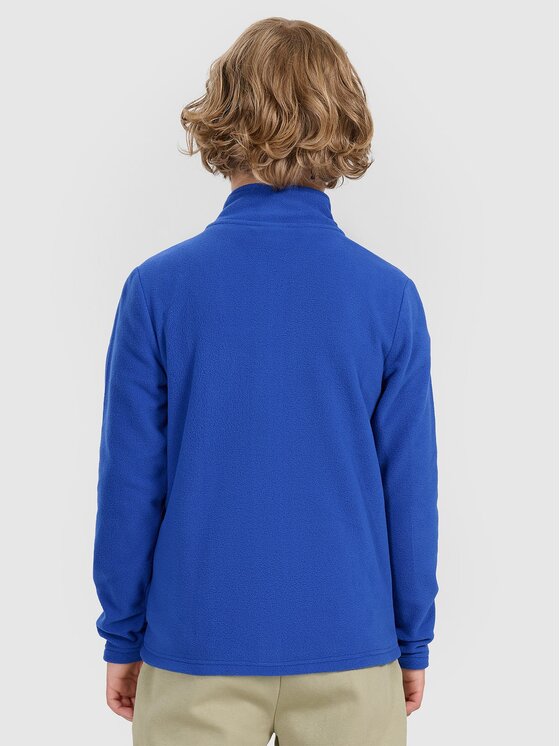4F 4F Felpa di pile FJWAW25TFLEM413-36S Blu Regular Fit