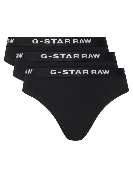 G-Star Raw G-Star Raw Set od 3 para klasičnih gaćica D23775-D516 Crna