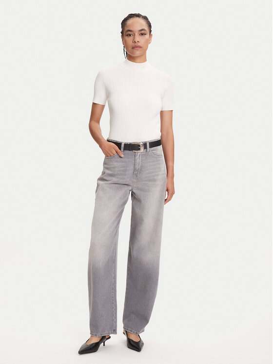 Miss Sixty Miss Sixty Rolák 6S1RJ37100 Biela Slim Fit