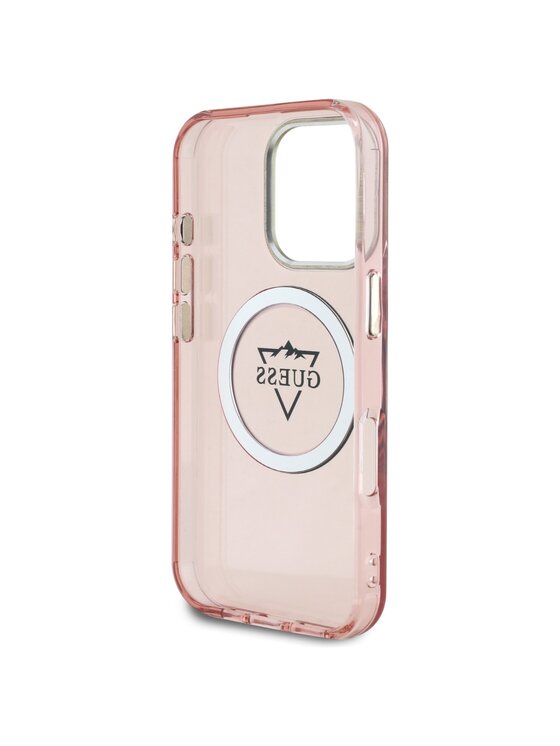 Guess Guess Etui na telefon Apple iPhone 16 Pro Max Różowy