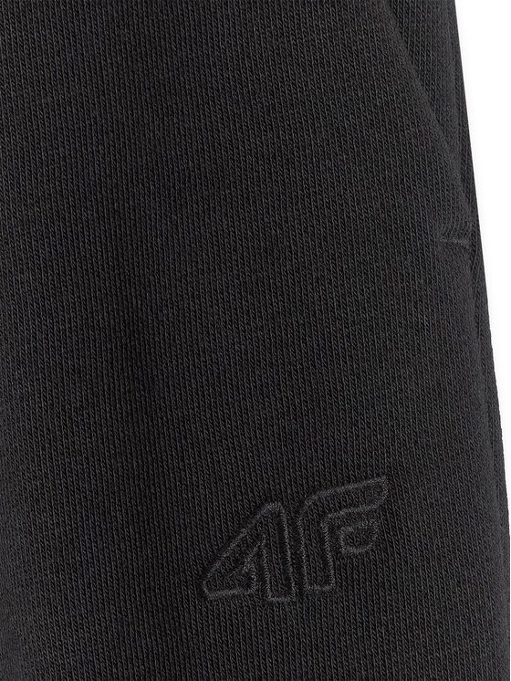 4F 4F Spodnie dresowe BASIC+ Czarny Oversize