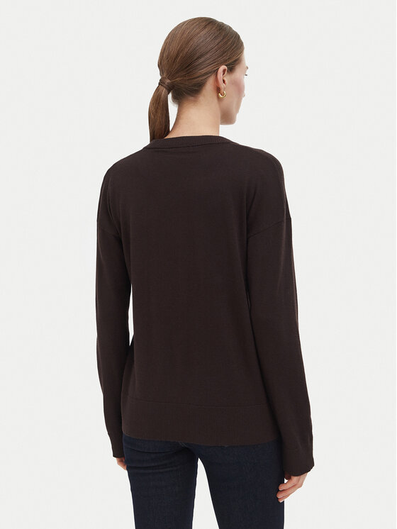 Liu Jo Liu Jo Kampsun WF6418 MA16R Tumepruun Regular Fit