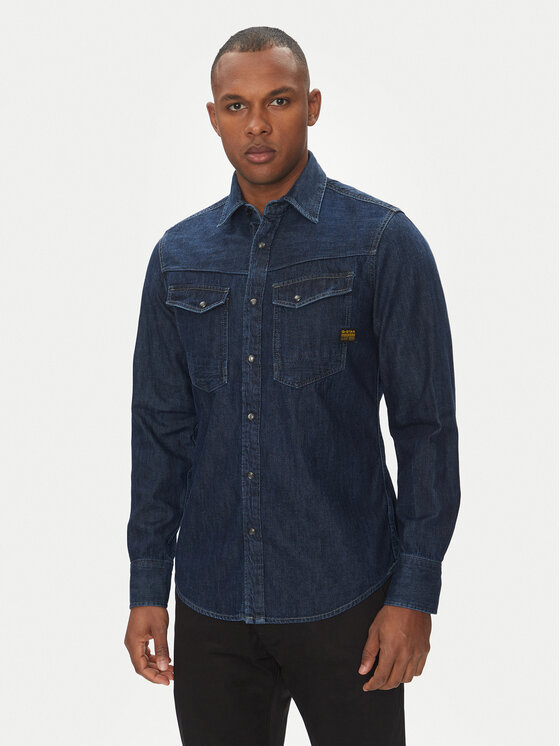 G-Star Raw G-Star Raw cămașă de blugi Dakota D23616-D252 Bleumarin Slim Fit