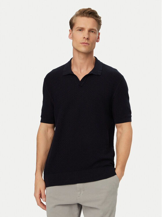 BOSS BOSS Poloshirt H-Natalo 50561613 Dunkelblau Regular Fit
