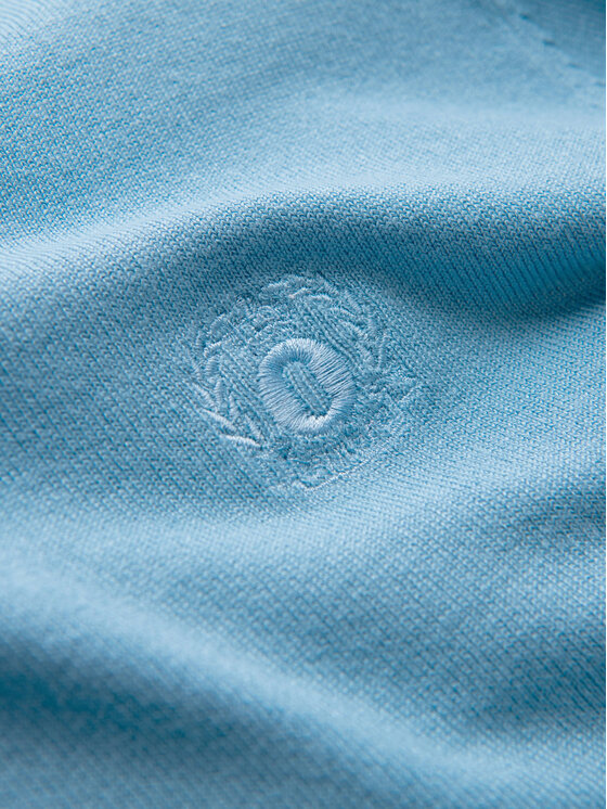 Ombre Ombre Sweter OM-SWBS-0107 Niebieski Regular Fit