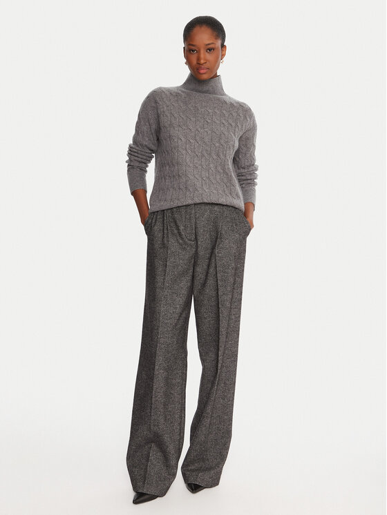 Marella Marella Krekls ar augstu apkakli Aero 2523366094 Pelēks Regular Fit