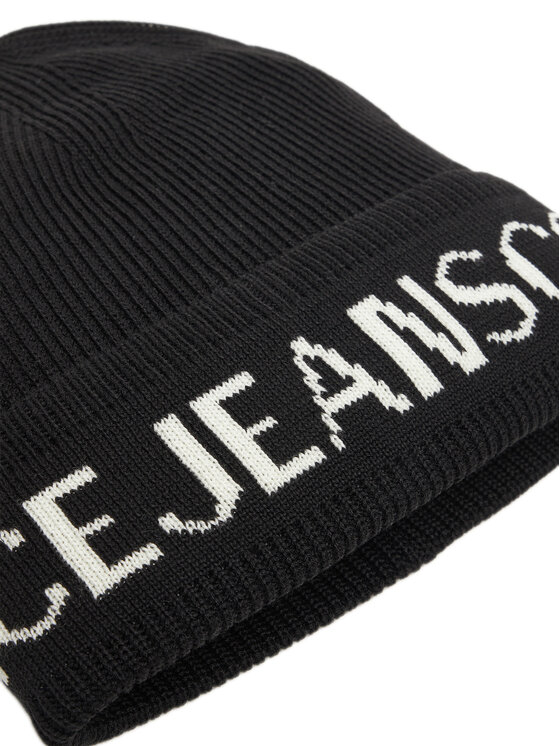 Versace Jeans Couture Versace Jeans Couture Czapka Big Beanie 79YAZK40 Czarny
