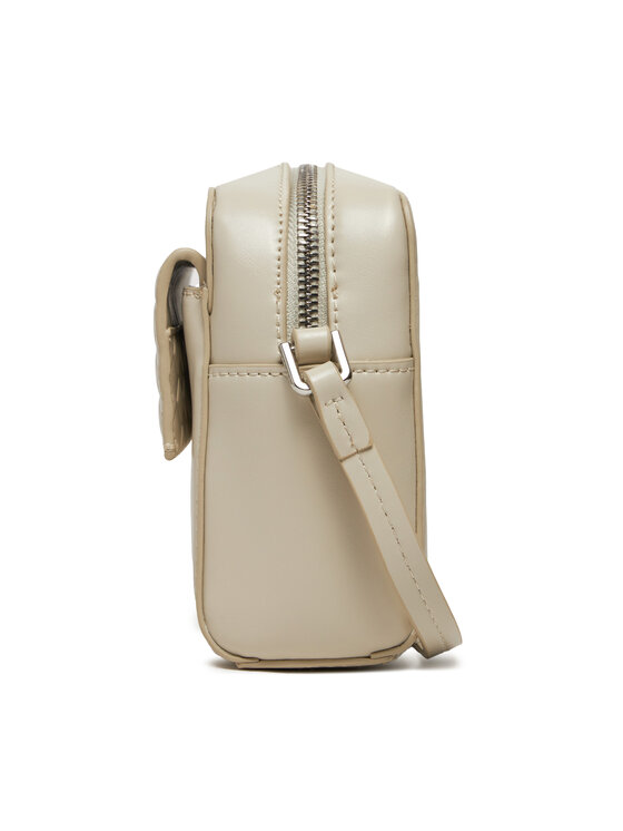 Calvin Klein Calvin Klein Torebka Calvin Mini Quilt Camera Bag K60K611884 Écru