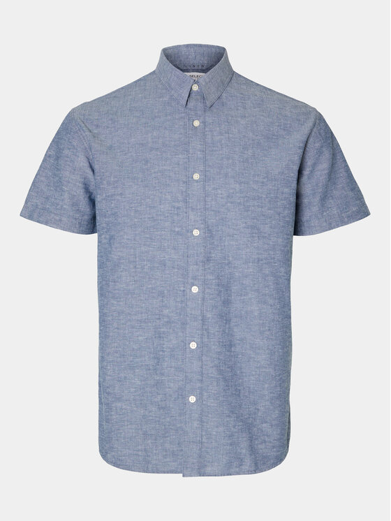 Selected Homme Selected Homme Marškiniai 16092495 Mėlyna Regular Fit