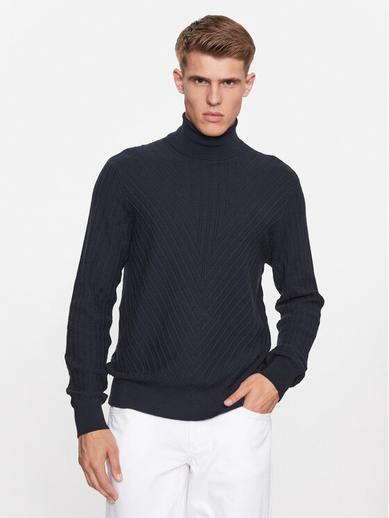 Armani Exchange Armani Exchange Гольф 6RZM2J ZM3FZ 1510 Cиній Regular Fit