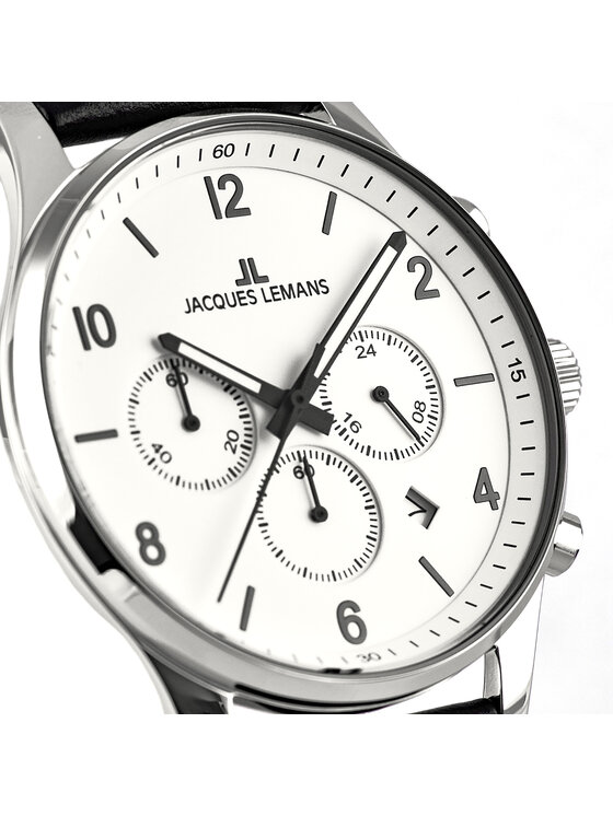 Jacques Lemans Jacques Lemans Ρολόι 1-2126B Μαύρο