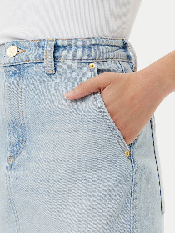 Marc O'Polo Marc O'Polo Jeansrock 503 9186 24009 Blau Regular Fit