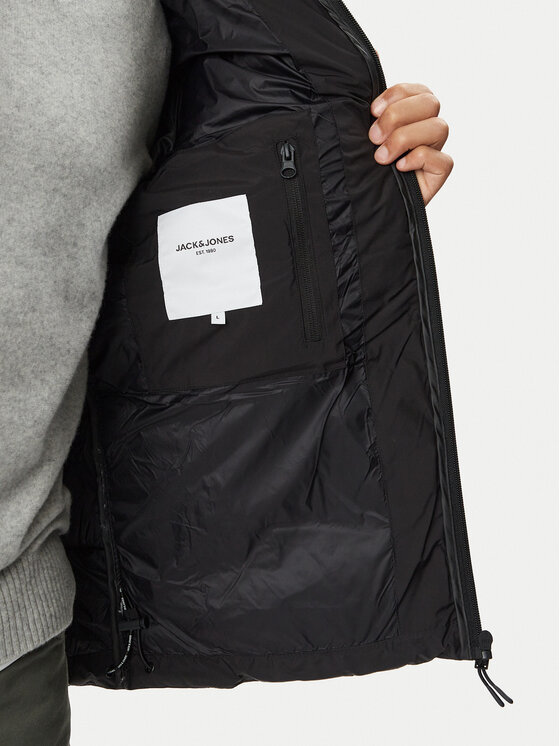 Jack & Jones Jack & Jones Зимно яке Efreddie 12299907 Черен Regular Fit
