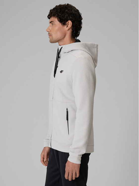 4F 4F Bluza techniczna TRAINING Biały Regular Fit
