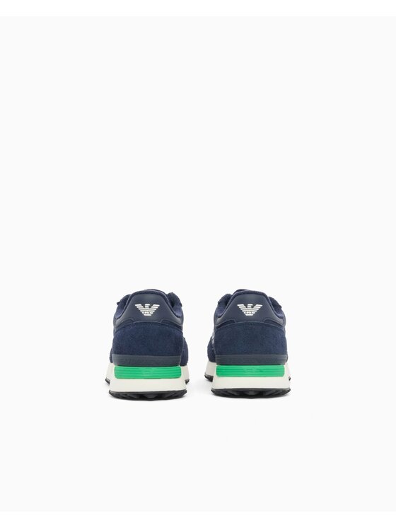 EA7 Emporio Armani EA7 Emporio Armani Sneakersy 7X000380-AF19175-MZ618 Granatowy