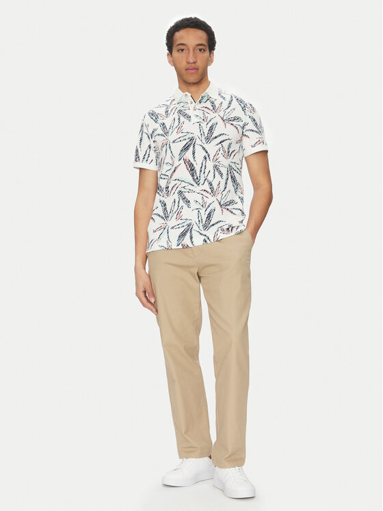 Tom Tailor Tom Tailor Polokošile 1045706 Bílá Regular Fit