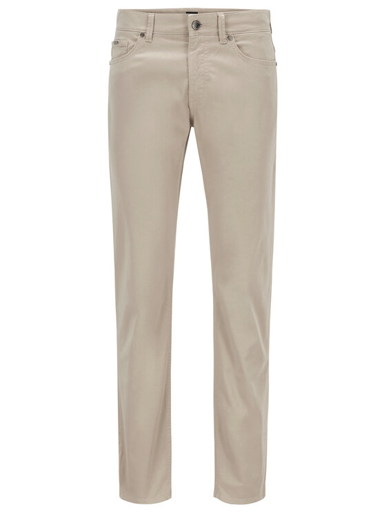 BOSS Boss Medžiaginės kelnės Daelaware3-1-20+ 50440492 Smėlio Slim Fit