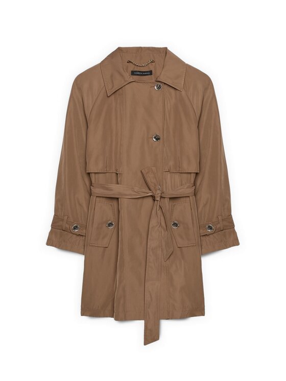 Fiorella Rubino Fiorella Rubino Cappotto invernale F062T001501N0C2 Marrone Regular Fit