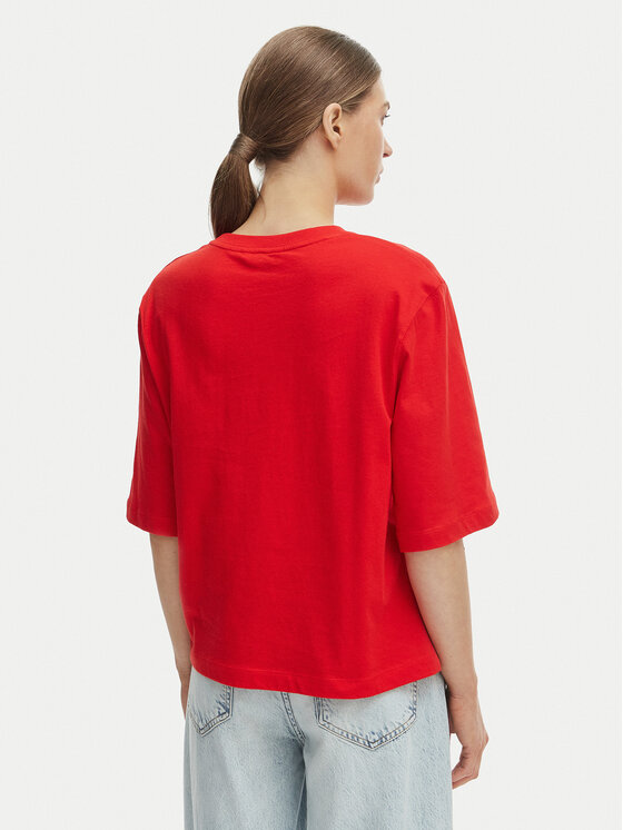 Tommy Hilfiger Tommy Hilfiger T-krekls WW0WW47811 Oranžs Relaxed Fit