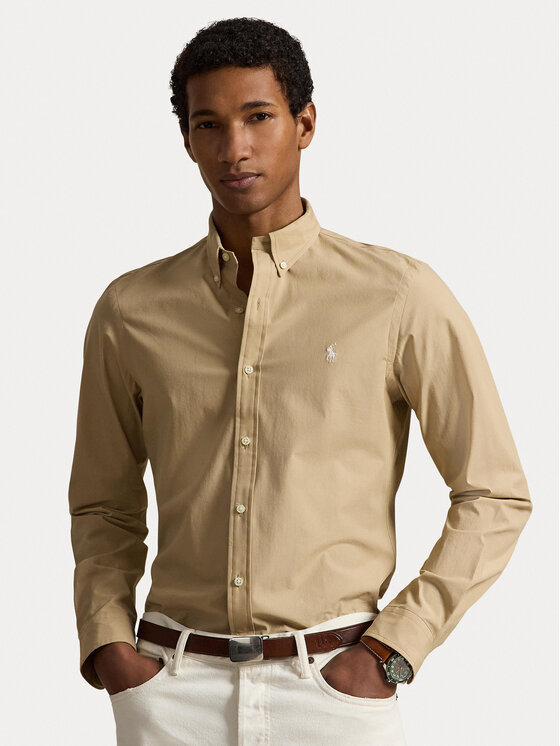 Polo Ralph Lauren Cămașă 710929348501 Bej Regular Fit