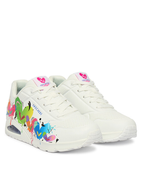 Skechers Skechers Sneakersy Jason Naylor: Uno - Open Your Heart 190008/WMLT Bílá