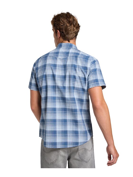 Lee Lee Koszula 112364225 Niebieski Regular Fit